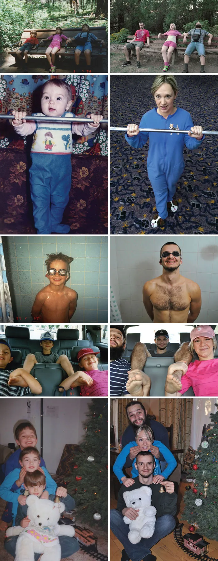 My Brothers' And My Gift For My Parents: A 12-Page Calendar Of Recreated Photos