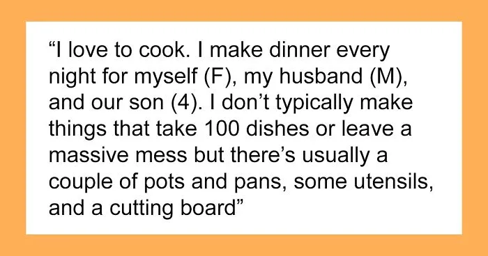 Hubby Claims Dishes Are Wife's Mess After Cooking, Ends Up Having No Dinner The Next Day