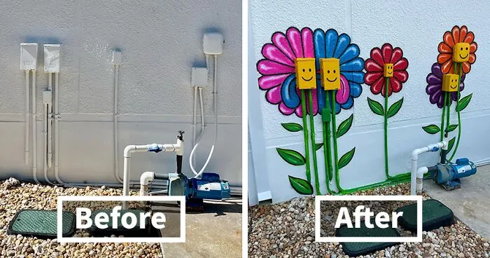 Street Artist Turned 30 Boring Street Objects Into Works Of Art (New Pics)