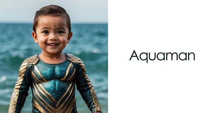 I Tried To Imagine What Superheroes Would Look Like As Kids (9 Pics)
