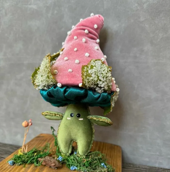 Pink Mushroom Cap