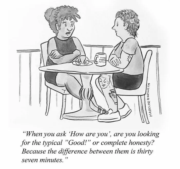32 Darkly Hilarious Comics By A Comedic Genius, Madeline Horwath (New Pics)