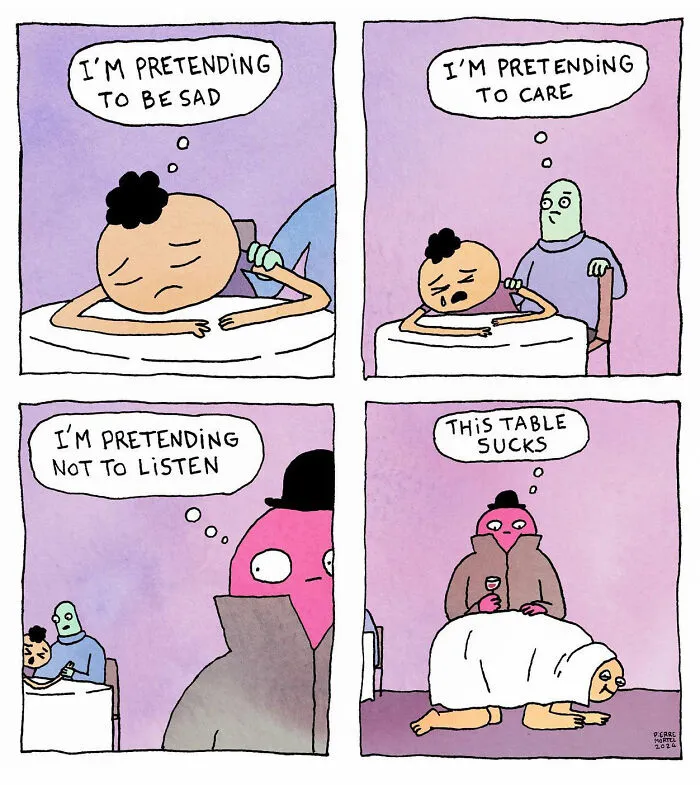 27 New Comics Based On "How Absurd And Short Life Is" By Pierre Mortel