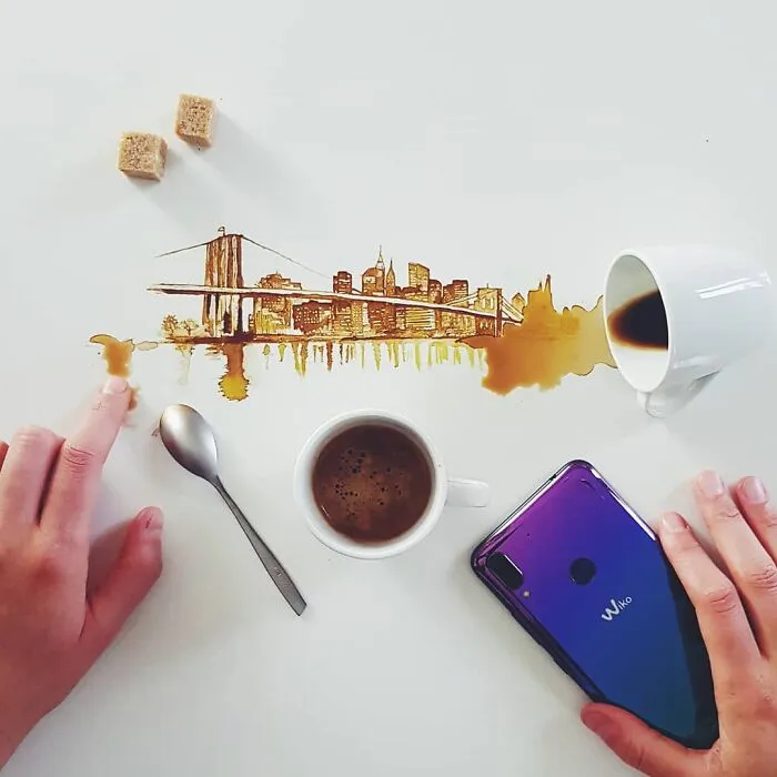This Artist Creates Her Paintings Using Coffee, And Here Are Her 36 New Works