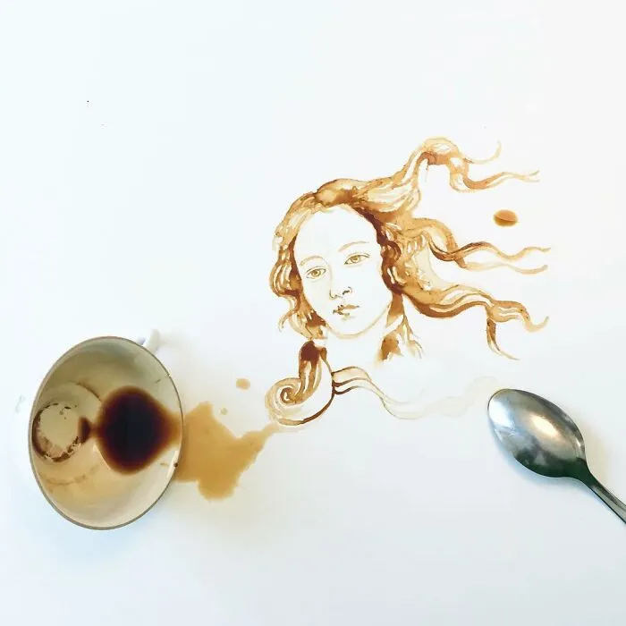 This Artist Creates Her Paintings Using Coffee, And Here Are Her 36 New Works