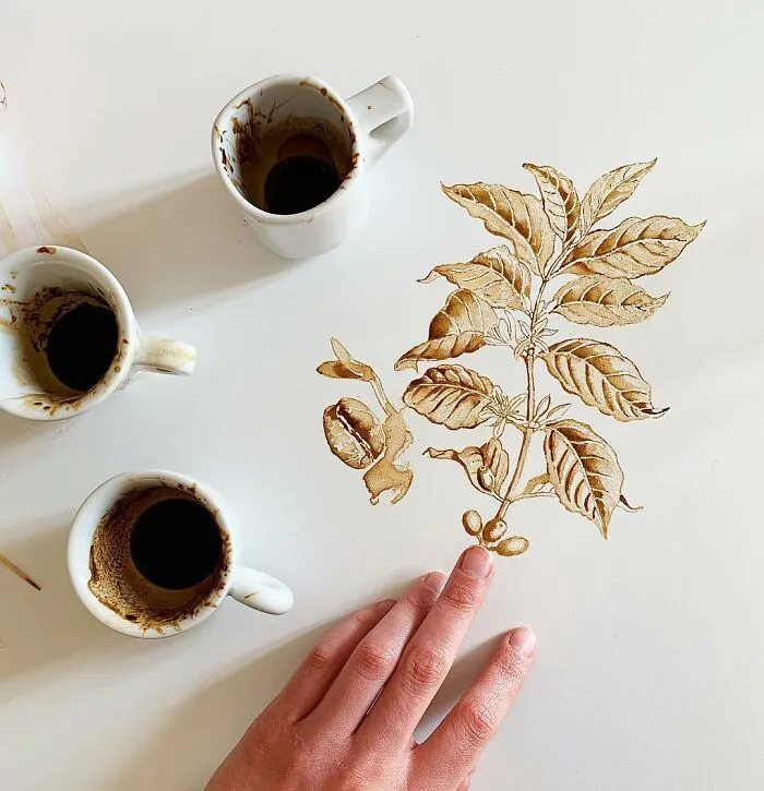 This Artist Creates Her Paintings Using Coffee, And Here Are Her 36 New Works