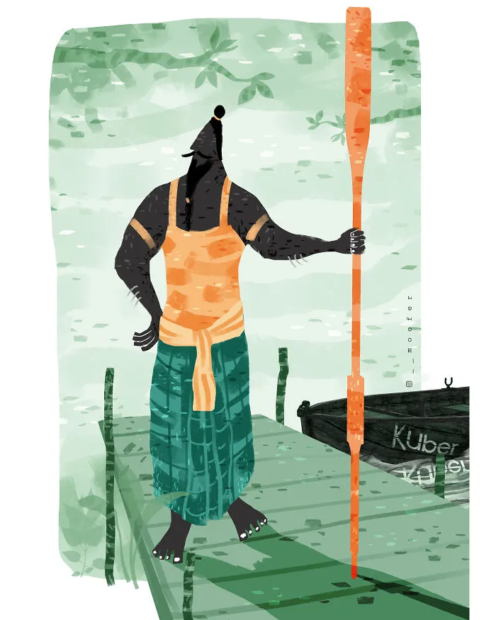 Aquaman X Uber  X  Kuber Majhi  (Padma Nadir Majhi)