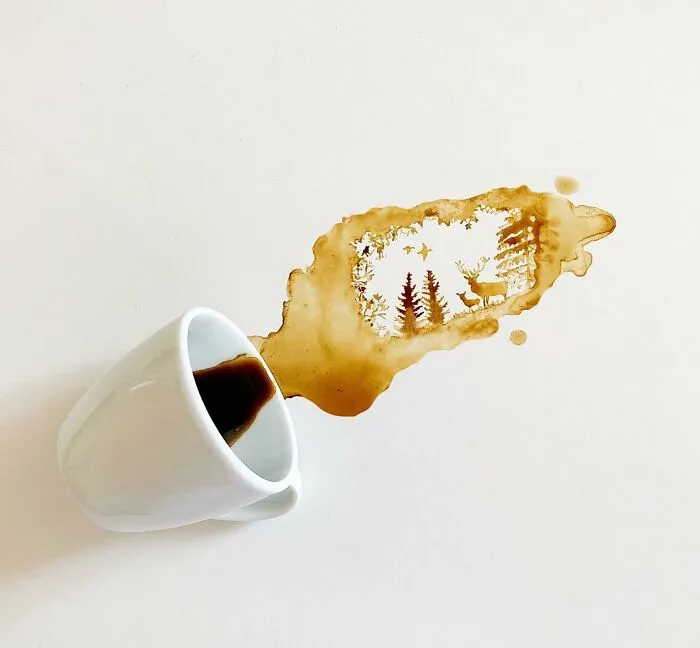 This Artist Creates Her Paintings Using Coffee, And Here Are Her 36 New Works