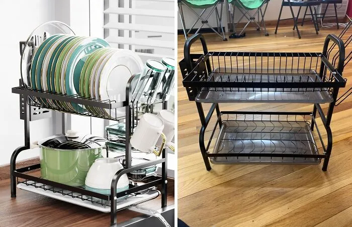Streamline Your Space The Scandanavian Way; With A <span Style="Font:inherit;color:#d74b1f;"> Swedecor Dish Drying Rack </Span>