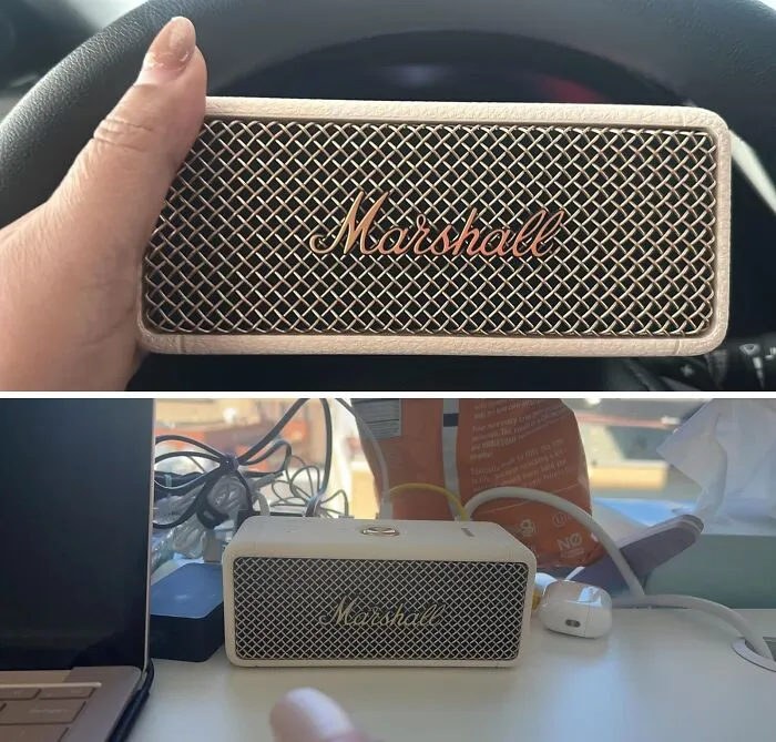 Every Rockstar Mom Needs A <span Style="Font:inherit;color:#d74b1f;"> Marshall Portable Bluetooth Speaker </Span> To Play Anything Other Than Baby Shark On