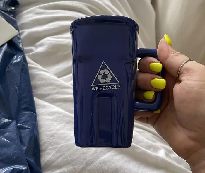 Turn Your Office Breaks Into A Funny Time With <span Style="Font:inherit;color:#d74b1f;"> The Recycle Bin Coffee Mug</Span>