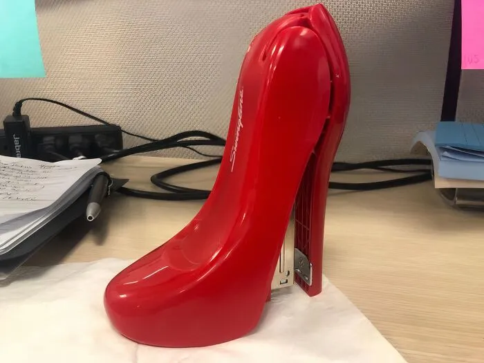 Step Up Your Office Game With <span Style="Font:inherit;color:#d74b1f;"> The High Heel Stapler</Span>: Strut Your Stuff While Keeping Papers In Check