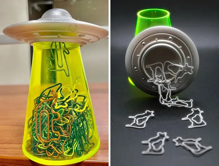Funny Filing Saucer <span Style="Font:inherit;color:#d74b1f;"> Cow Clips And Holder</Span>: Ensuring Your Paperwork Is Securely Moo-Ved And Hilariously Organized