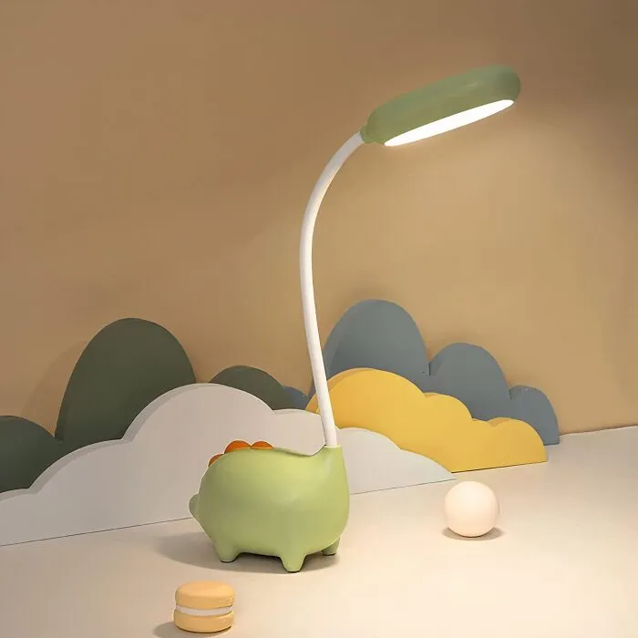 Let There Be Roar: <span Style="Font:inherit;color:#d74b1f;"> Dinosaur Desk Lamp</Span> For Prehistoric Chic