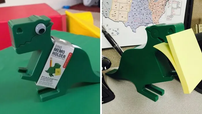 <span Style="Font:inherit;color:#d74b1f;"> The Dino Memo Holder</Span> To Rule Your Office Space