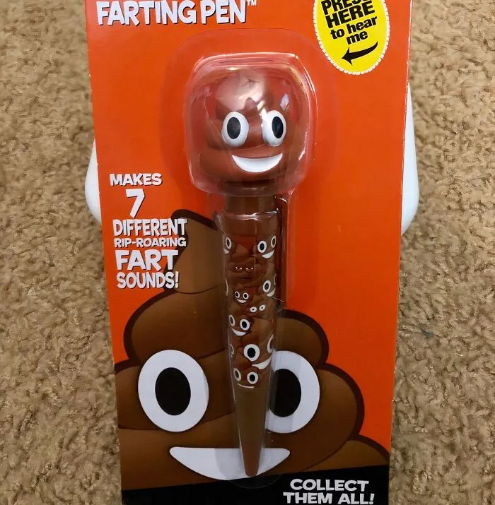 Unleash The Laughs With The <span Style="Font:inherit;color:#d74b1f;"> Farting Poop Pen</Span>: The Ultimate Funny Gift!