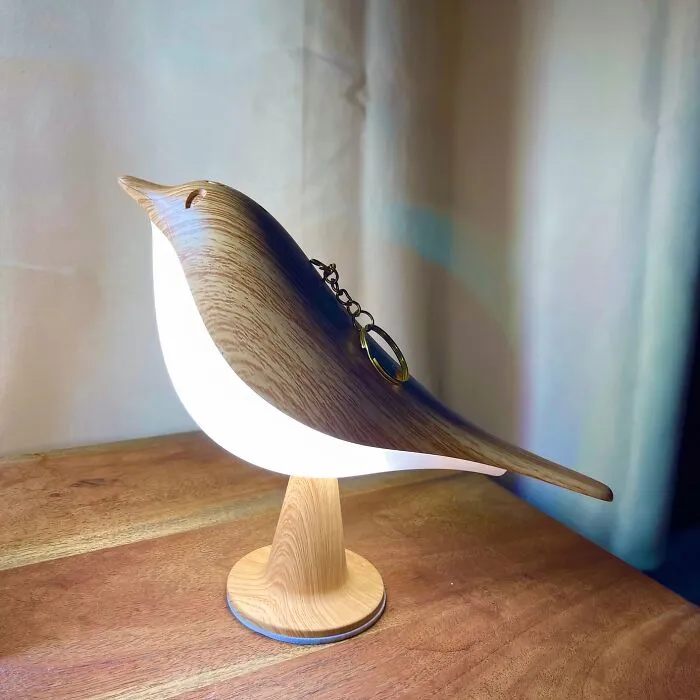 Get The Perfect Ambiance With This <span Style="Font:inherit;color:#d74b1f;"> Dimmable Small Bird Lamp</Span> For Your Desk Or Office!