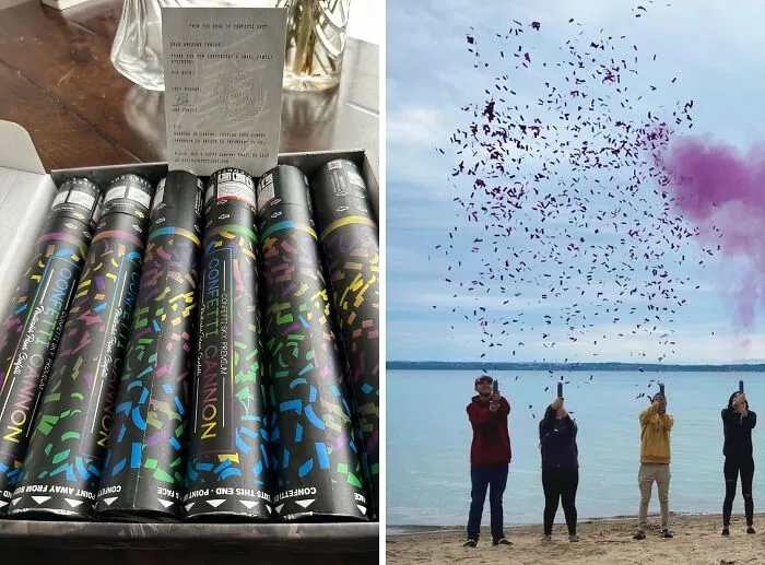 These <span Style="Font:inherit;color:#d74b1f;"> Confetti Cannons </Span> Are A Blast!