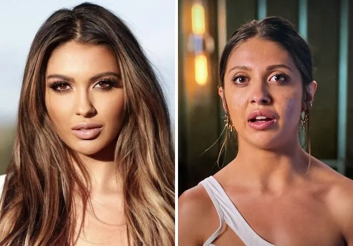 Cuando una influencer sale en la tele y no se puede ocultar tras filtros