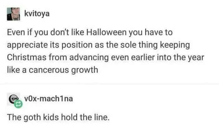 Thank You Goths