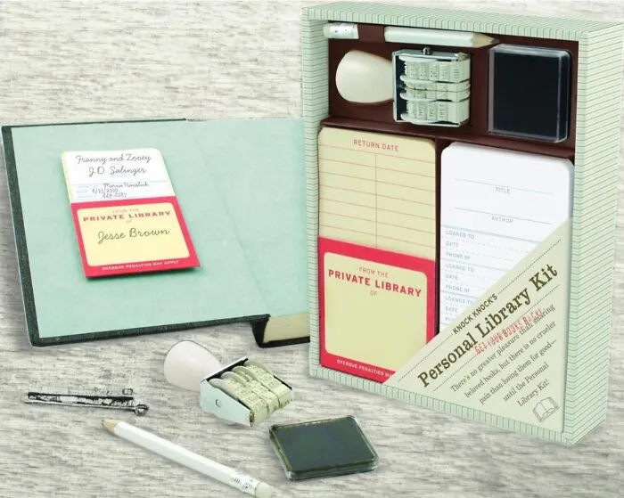 Bookish Blessing: <span Style="Font:inherit;color:#d74b1f;"> Personal Library Kit</Span> - Gifts Galore!
