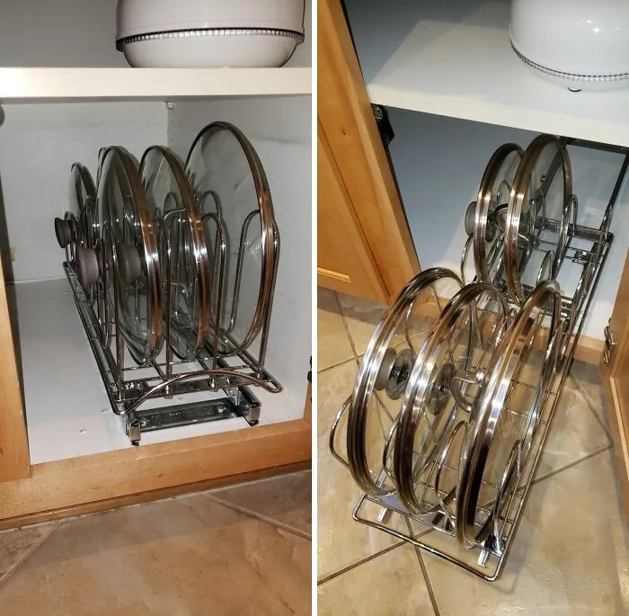 This<span Style="Font:inherit;color:#d74b1f;"> Professional Slide Out Organizer</Span> Will Put A Lid On All Your Organizational Woes