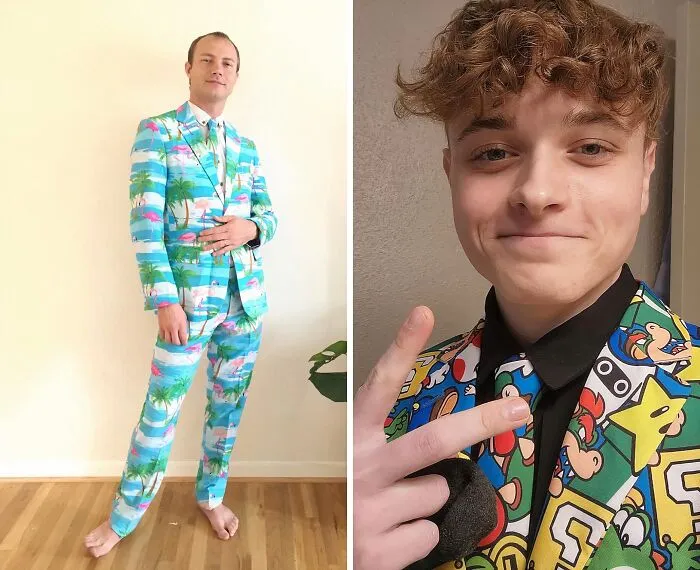 Funky Prints Are The New Black And This <span Style="Font:inherit;color:#d74b1f;"> Suit Costume</Span> Is Not Holding Back!