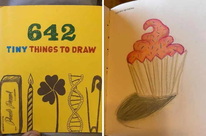 Awaken Their Inner Van Gogh With A Nifty Book Of <span Style="Font:inherit;color:#d74b1f;"> 642 Tiny Things To Draw </Span>