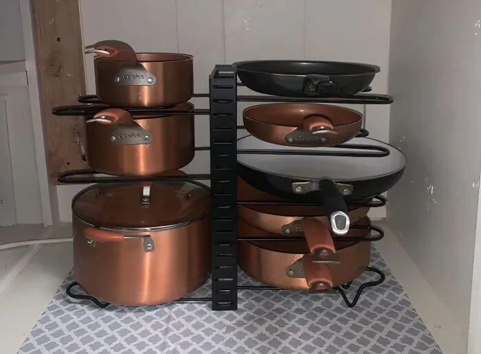 Avoid Kitchen Pan-damoniom With This <span Style="Font:inherit;color:#d74b1f;"> Cookware Organizer </Span>