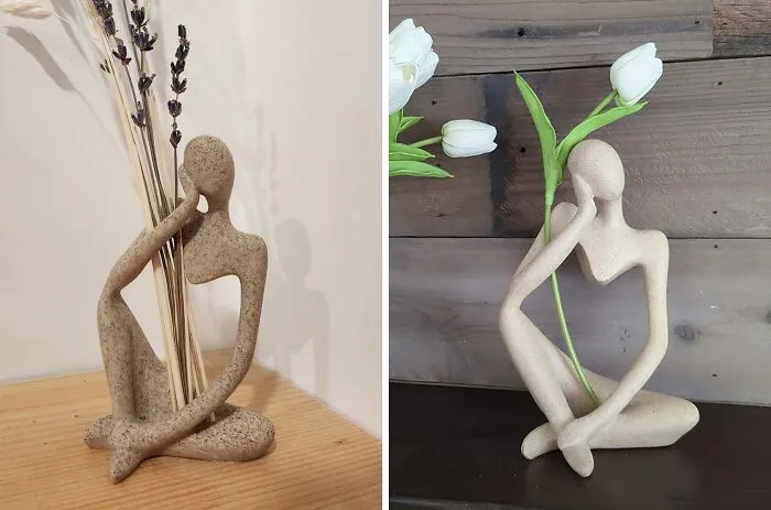 This Minimalist <span Style="Font:inherit;color:#d74b1f;"> Thinker Sculpture </Span> Is A Rare Example Of Functional Art