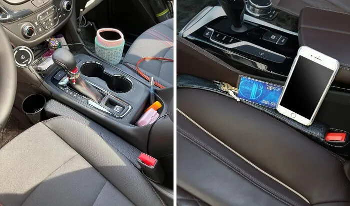 Stop Your Valuables From Sliding Into The Under-Seat Abyss With This<span Style="Font:inherit;color:#d74b1f;"> Car Seat Gap Filler </Span>