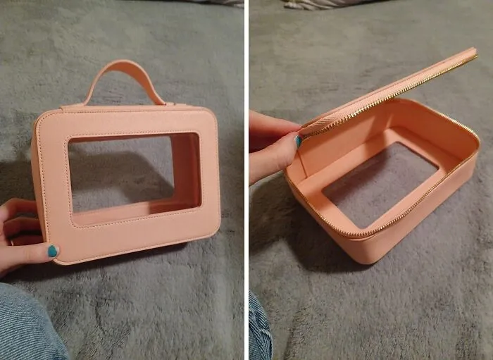 This <span Style="Font:inherit;color:#d74b1f;"> Clear Makeup Organizer </Span> Fits Perfectly Into Your Glove Box, Making It The Perfect Little Helper For On-The-Go Girlies