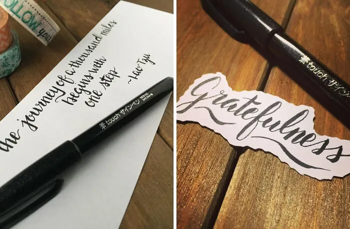 Take This As A Sign To Go And Get Yourself A <span Style="Font:inherit;color:#d74b1f;"> Pentel Fude Touch Pen </Span> For Flawless Calligraphy, Every Time