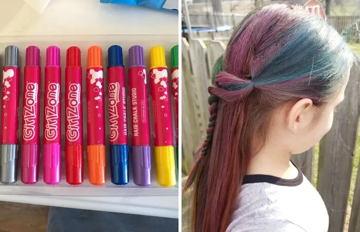 No Summer Is Complete Without A Hair Makeover! A <span Style="Font:inherit;color:#d74b1f;"> Hair Chalks Set  </Span> Is The Best Non-Permanent Sollution