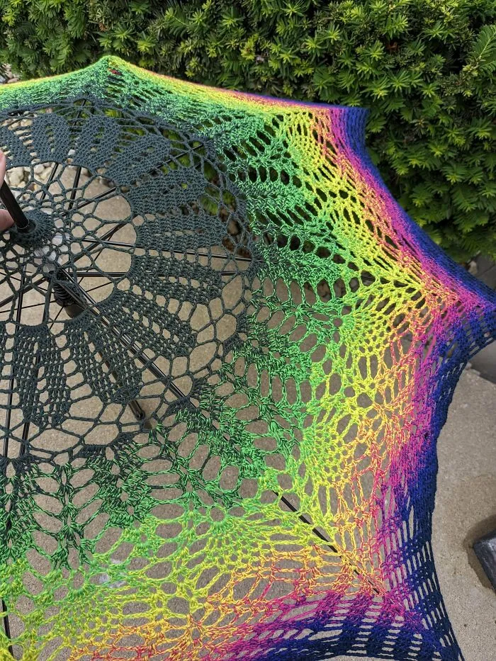 My First Parasol! It Gives The Best Shadows!