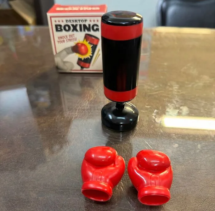 A <a Style="Display:inline;" Href="Https://Www.amazon.com/Desktop-Boxing-Stress-Miniature-Editions/Dp/0762460806?crid=2y3l3ld6xv20x&dib=eyj2ijoimsj9.a1sio4q0ys6oy70wceltob5a7uc8wmthdouss56uzyu22yad65o2s1dsojvj_t5viuphwkadeg20gts7pfc7ug4cdeut58qap2cjcifjdogkwzdmeqlnjqz0fr5_6xi5ga4ozk-Nhiymbfrdcj3p1bz7nrfgrrnppbn-U3qec-1mu6kvm3wwbizuehrudg8as8aqt4hf-5rh0mzjkbjx-Pm37cxomcpw6udqro7ie2keyom-Wjtfarnsnjqohw-Wfrtwrlx6ir2umx2i5pdhwk9ora5cfwotxjnbodz2sks.kpm9pafvm6dqt0yeznwonpc4l-G1wrdeh3jzkpbmpze&dib_tag=se&keywords=cool+novelty&qid=1715159205&sprefix=cool+novelty%2caps%2c186&sr=8-48&linkcode=ll1&tag=bpbutterfly-20&linkid=6ea53bbedab5b738f5f16ebac78d84f0&language=en_us&ref_=as_li_ss_tl" Target="_blank"><span Style="Font:inherit;color:#d74b1f;"> Desktop Boxing Kit </Span> Might Just Be The Kind Of Boredom Buster You Need