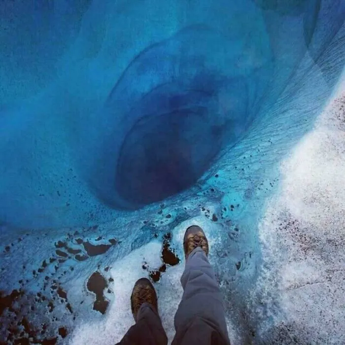 The Great Gorge Ruth Glacier In Alaska Is The Deepest At 3700 Feet
