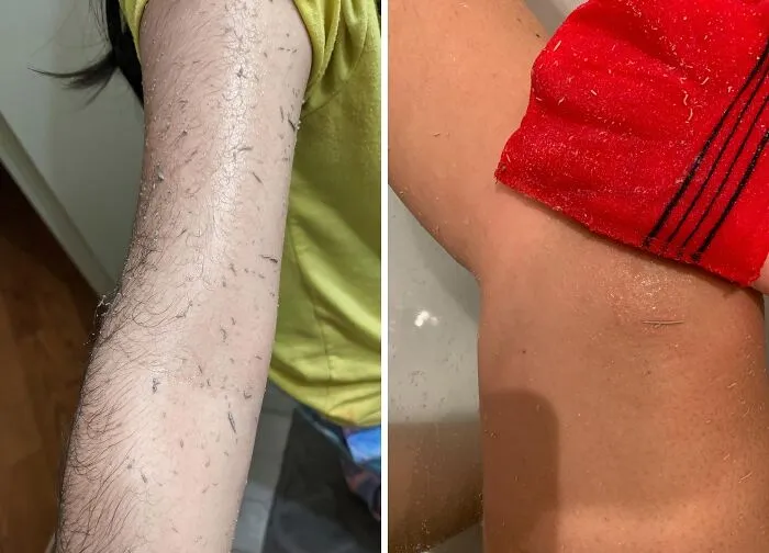 Don’t Be Grossed Out By What You See Once You Try An <span Style="Font:inherit;color:#d74b1f;"> Exfoliating Bath Washcloth </Span>