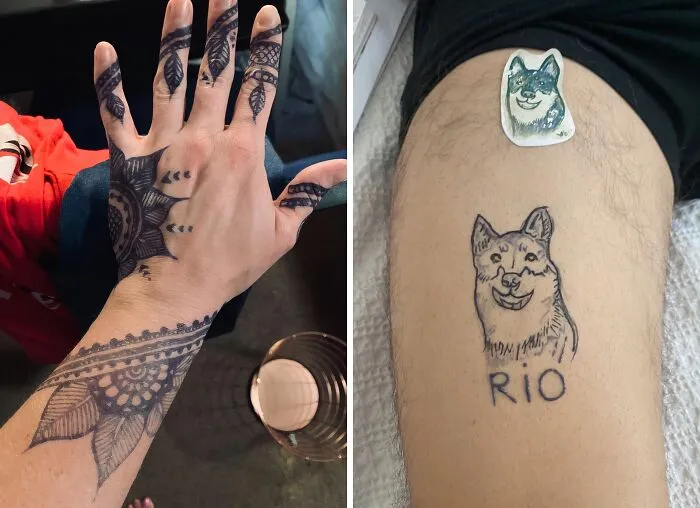 If You Want Your Doodles To Last A Little Longer, Try This <span Style="Font:inherit;color:#d74b1f;"> Freehand Temporary Tattoo Kit </Span>