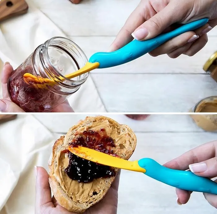 Get Every Last Morsel Out Of Your Jar With This <span Style="Font:inherit;color:#d74b1f;"> Splatypus Jar Spatula </Span>