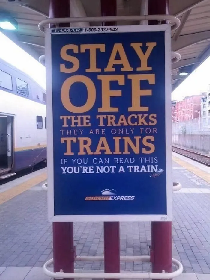 30 Carteles tan divertidos como absurdos que había que compartir
