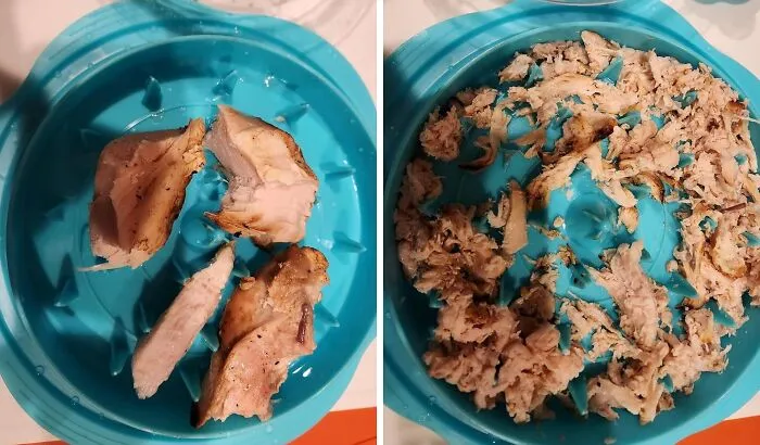 This <span Style="Font:inherit;color:#d74b1f;"> Chicken Shredder </Span> Cuts Down On Your Cooking Time!