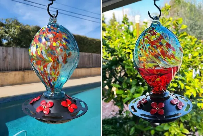 Keep All The Visitors To Your Garden Happy This Summer With This Charming <span Style="Font:inherit;color:#d74b1f;"> Hummingbird Feeder </Span>