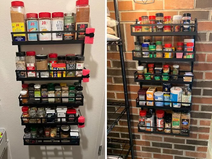 Save Tons Of Shelf Spacewith This <span Style="Font:inherit;color:#d74b1f;"> Wall Mount Spice Rack </Span>