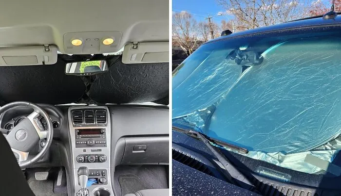 Avoid Those 3rd-Degree Steering Wheel Burns With This Handy<span Style="Font:inherit;color:#d74b1f;"> Car Windshield Sun Shade </Span>