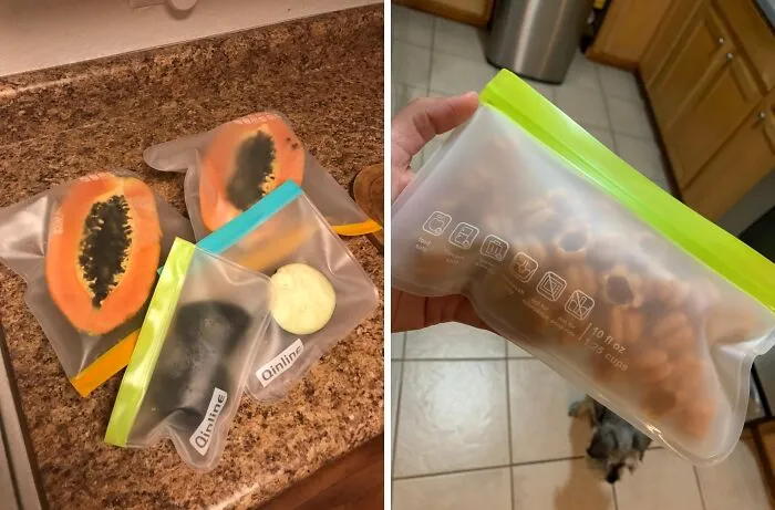 <span Style="Font:inherit;color:#d74b1f;"> Reusable Food Storage Bags </Span> Lock In The Freshness And Keep Your Fridge Odour-Free 