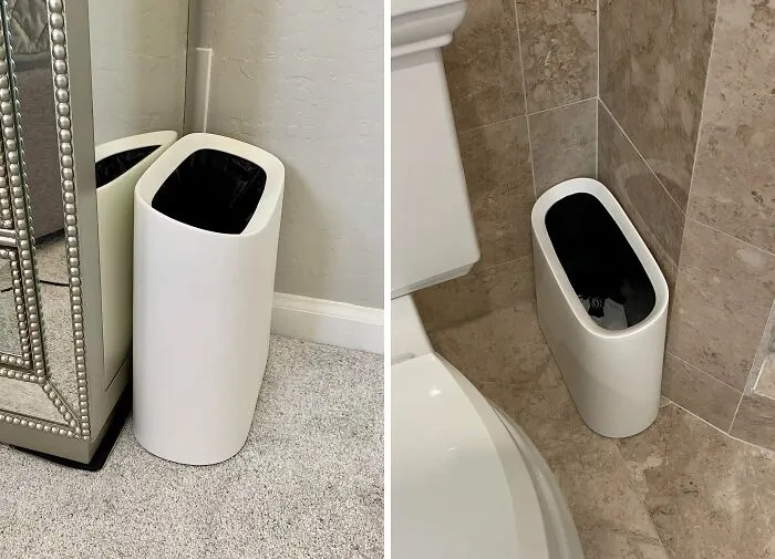 Any Other Garbage Can Is Just Trashy Next To This Sleek And <span Style="Font:inherit;color:#d74b1f;"> Small Garbage Bin</Span>