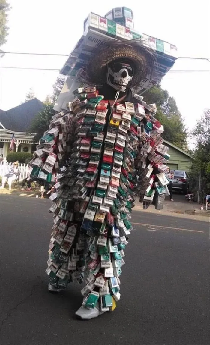 Este disfraz del Día de los muertos