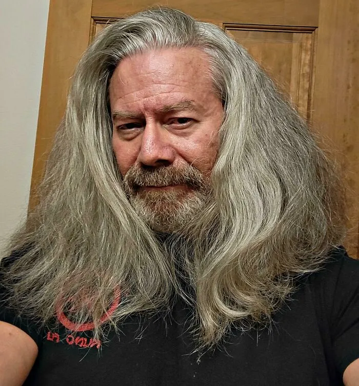 61 Years Old. Still Got My Thick Hair