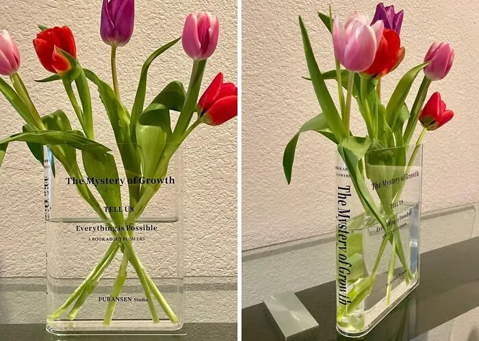 Add Some Freshness To Your Space With This <span Style="Font:inherit;color:#d74b1f;"> Bookend Vase For Flowers </Span>